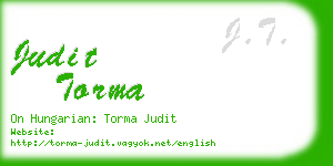 judit torma business card